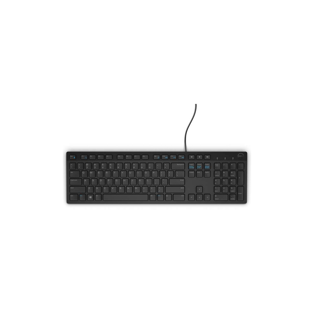 Produktbild för Dell KB216 - tangentbord - QWERTY - hela norden - svart Inmatningsenhet