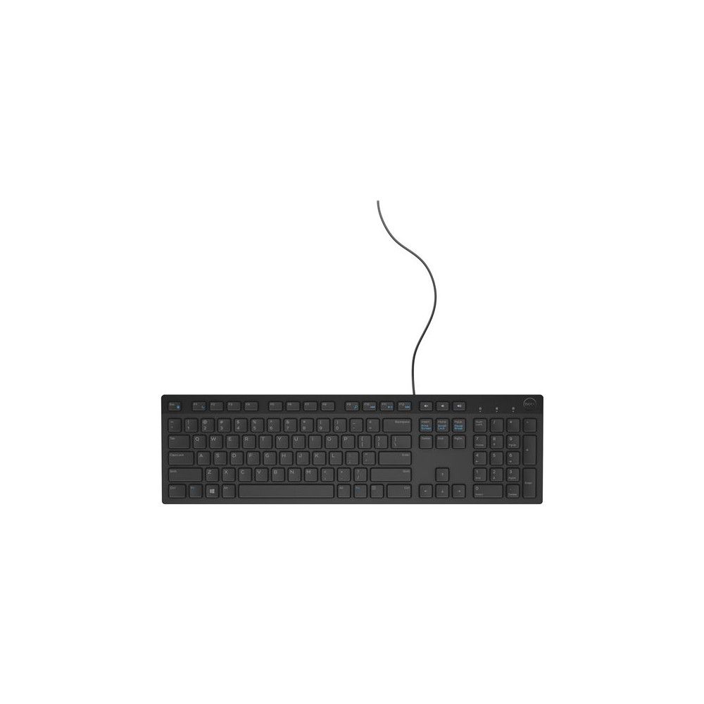 Produktbild för Dell KB216 - tangentbord - QWERTY - hela norden - svart Inmatningsenhet