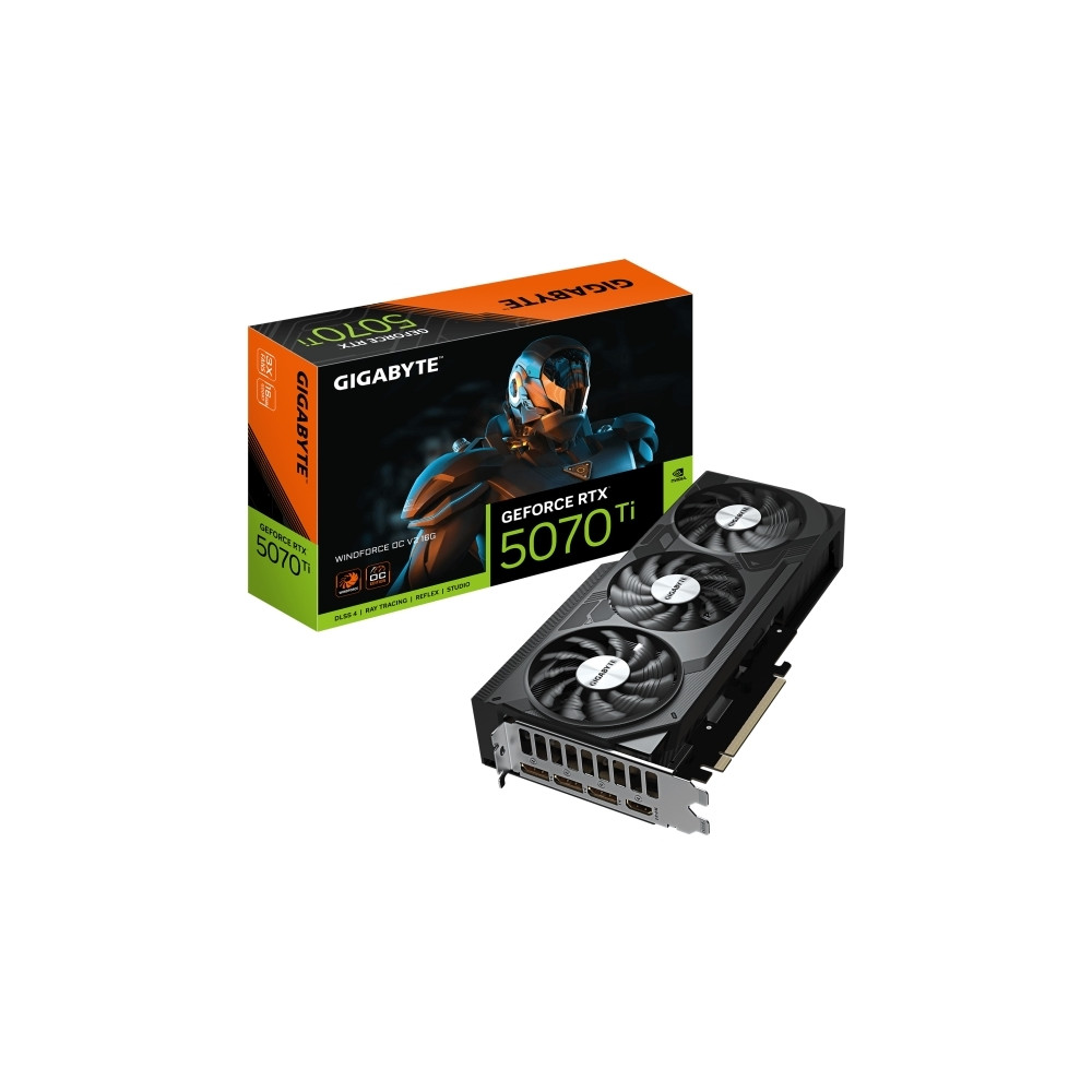 Produktbild för Gigabyte WINDFORCE OC V2 - grafikkort - GeForce RTX 5070 Ti - 16 GB