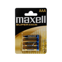Produktbild för Maxell Super Alkaline LR03 batteri - 4 x AAA - alkaliskt
