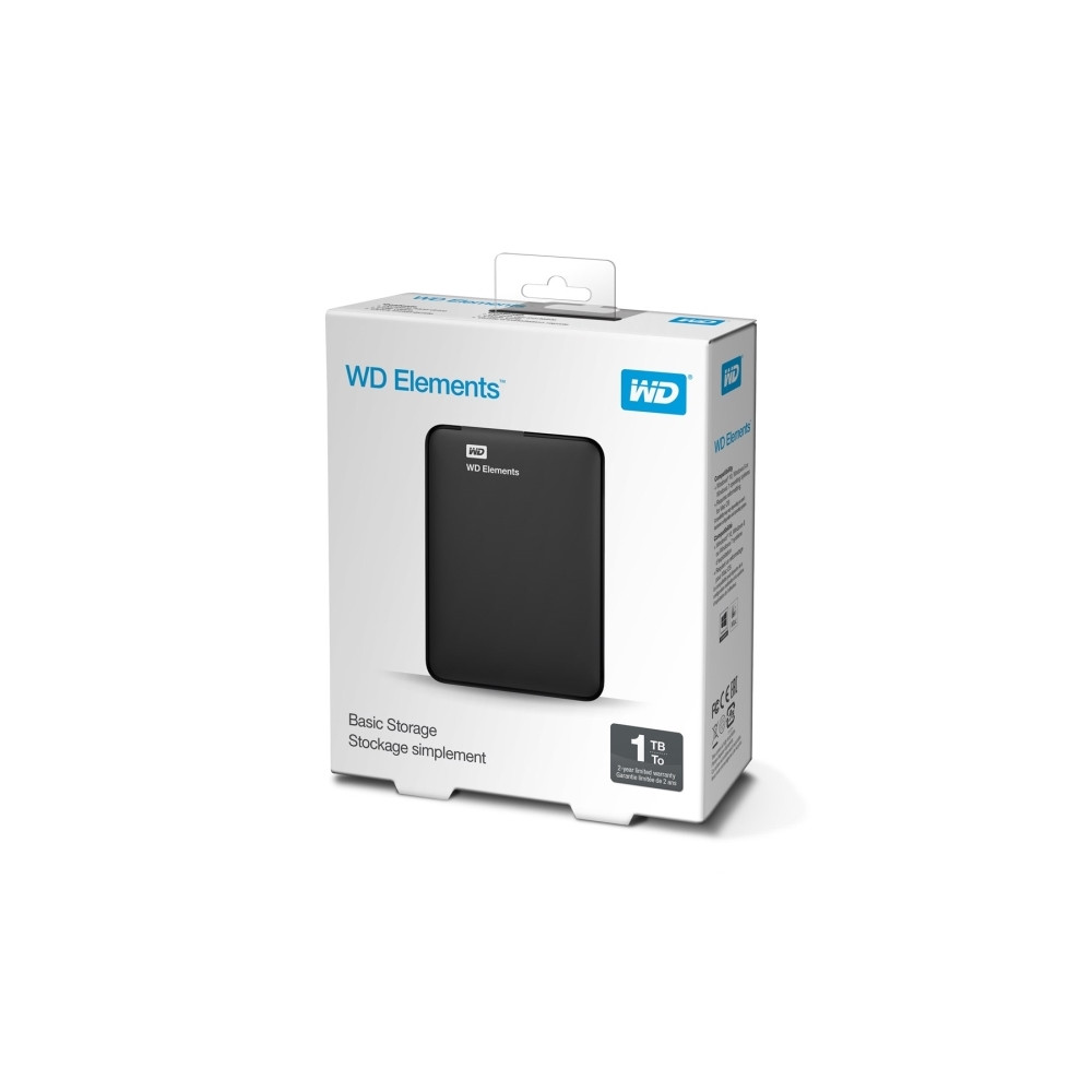 Produktbild för WD Elements Portable WDBUZG0010BBK
