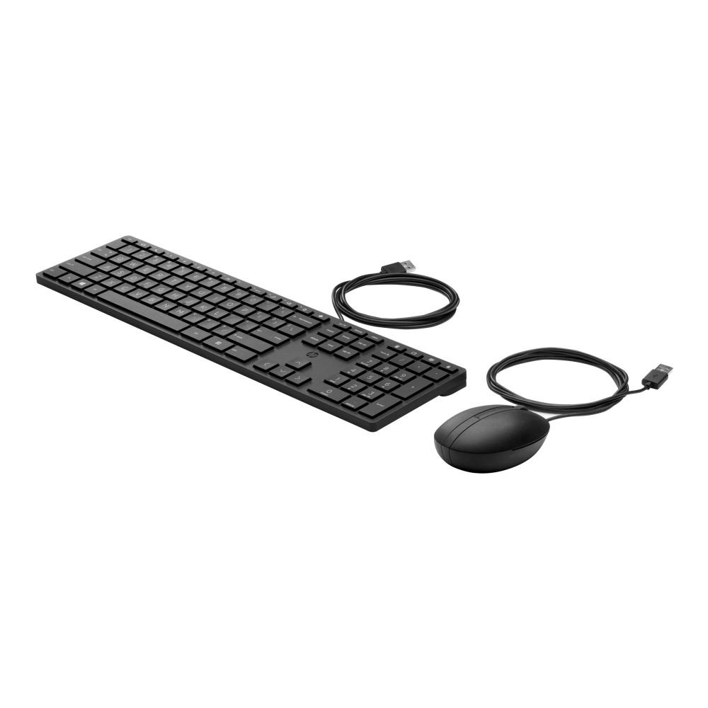 Produktbild för HP Desktop 320MK - sats med tangentbord och mus full size - QWERTY - hela norden Inmatningsenhet
