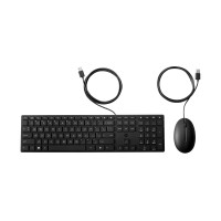 Produktbild för HP Desktop 320MK - sats med tangentbord och mus full size - QWERTY - hela norden Inmatningsenhet