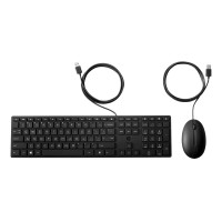Produktbild för HP Desktop 320MK - sats med tangentbord och mus full size - QWERTY - hela norden Inmatningsenhet