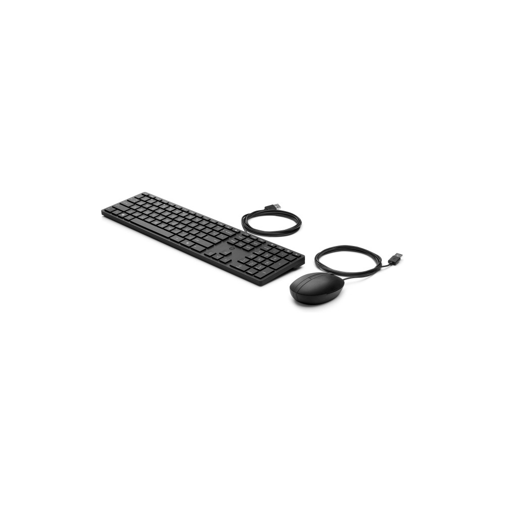 Produktbild för HP Desktop 320MK - sats med tangentbord och mus full size - QWERTY - hela norden Inmatningsenhet