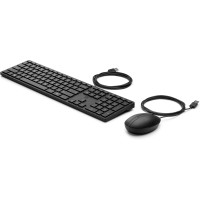 Produktbild för HP Desktop 320MK - sats med tangentbord och mus full size - QWERTY - hela norden Inmatningsenhet