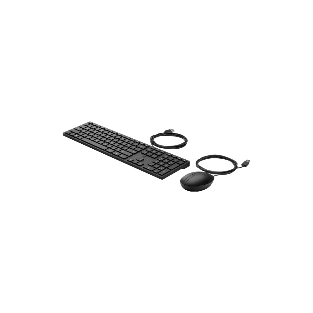 Produktbild för HP Desktop 320MK - sats med tangentbord och mus full size - QWERTY - hela norden Inmatningsenhet