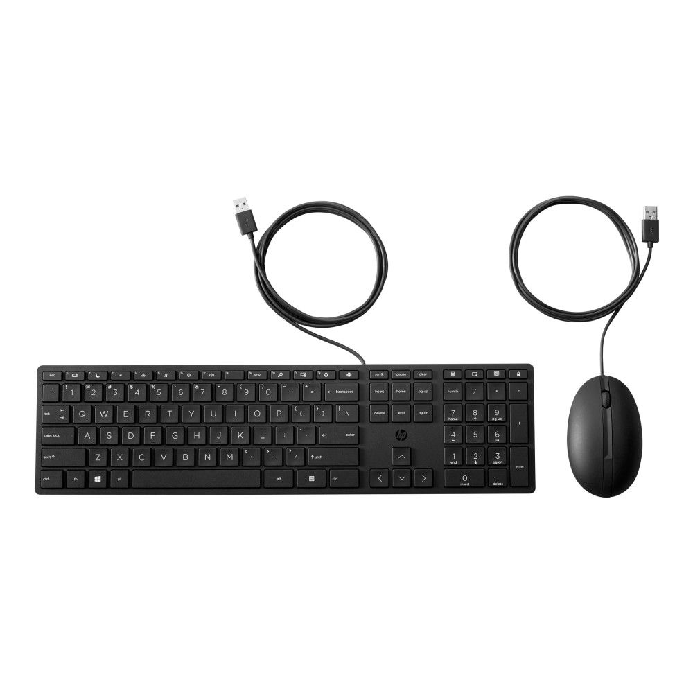 Produktbild för HP Desktop 320MK - sats med tangentbord och mus full size - QWERTY - hela norden Inmatningsenhet