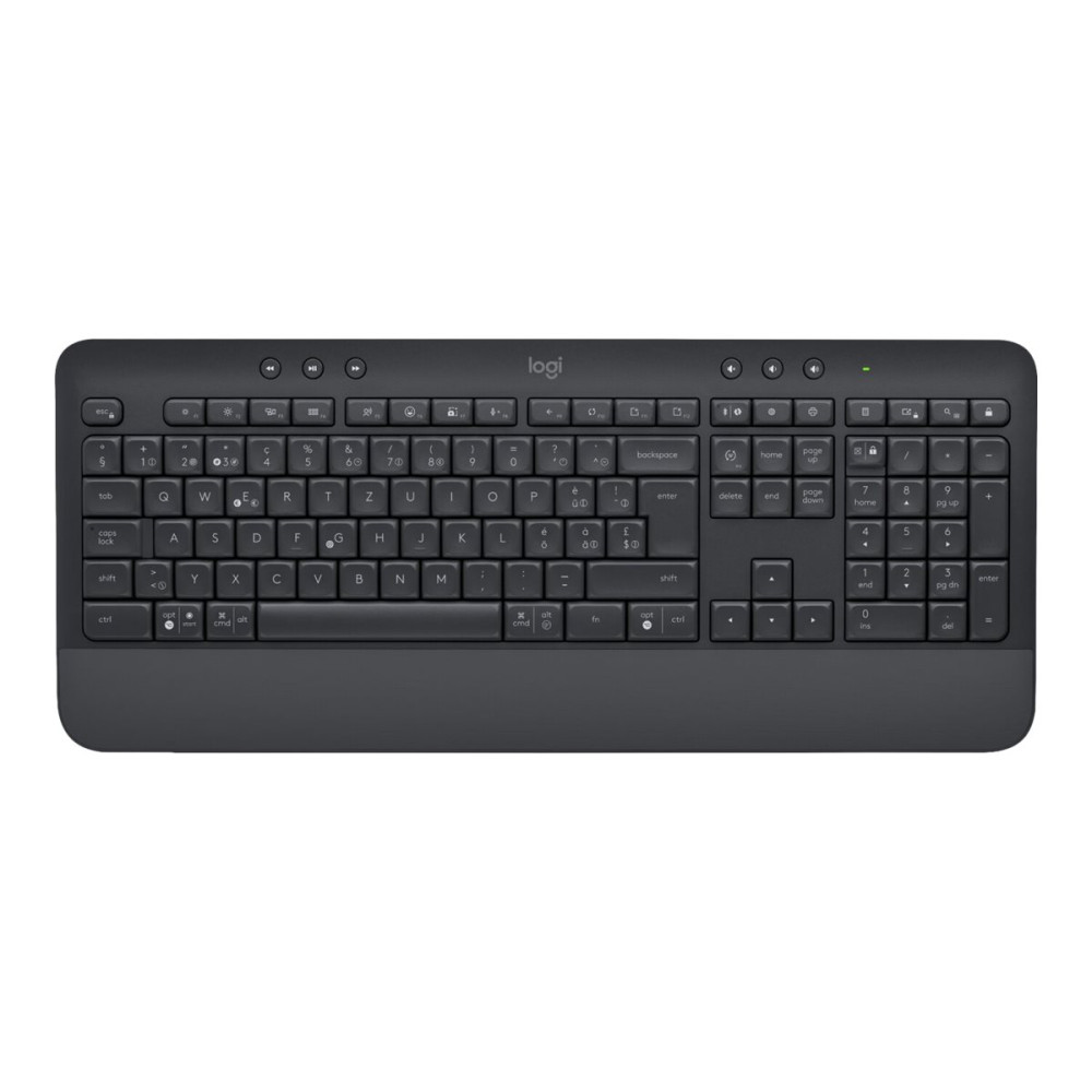 Produktbild för Logitech Signature MK650 Combo for Business - sats med tangentbord och mus - QWERTZ - tysk - grafit Inmatningsenhet