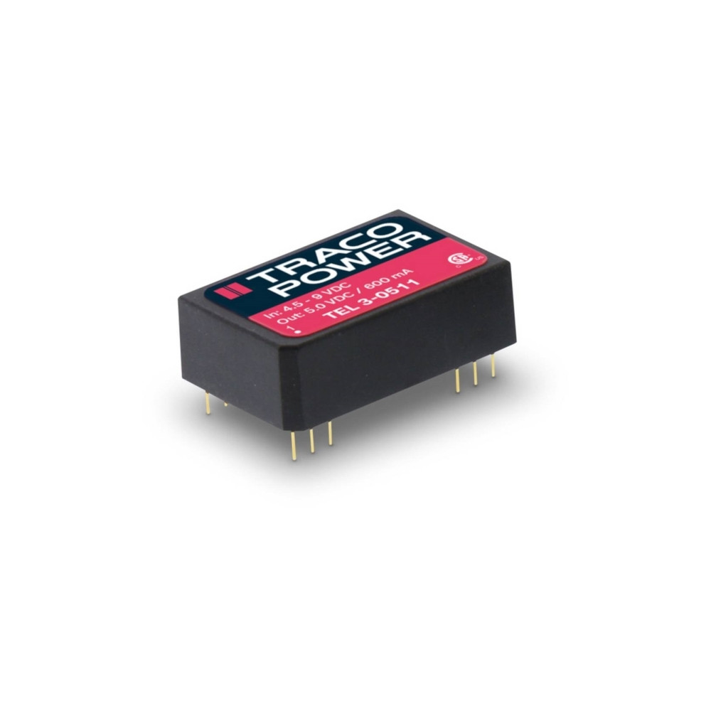 Produktbild för Traco Power TEL 3-0523, 20,3 mm, 10,2 mm, 31,8 mm, 12,4 g, 3...