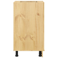 Produktbild för Skåp SKI HonungsBrun 40 x 46 x 81 cm Massiv furu