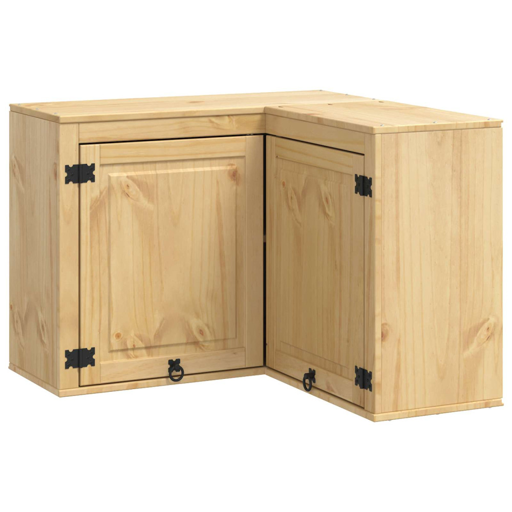 Produktbild för Skåp SKI HonungsBrun 80 x 80 x 60 cm Massiv furu