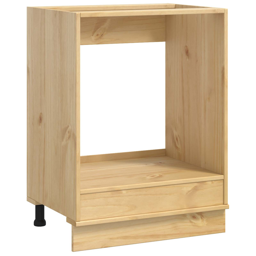 Produktbild för Skåp SKI HonungsBrun 60 x 46 x 81 cm Massiv furu