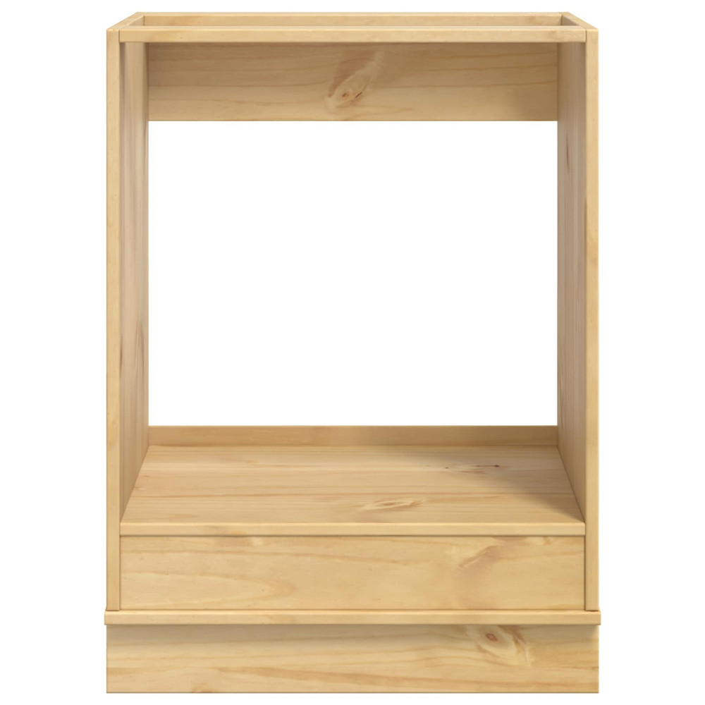 Produktbild för Skåp SKI HonungsBrun 60 x 46 x 81 cm Massiv furu