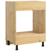 Produktbild för Skåp SKI HonungsBrun 60 x 46 x 81 cm Massiv furu