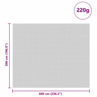 Produktbild för Siloskydd Grön 6 x 5 m HDPE