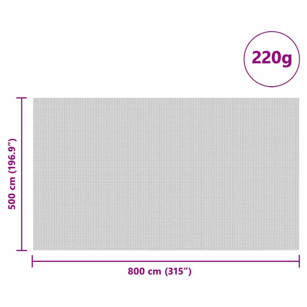 Produktbild för Siloskydd Grön 8 x 5 m HDPE