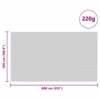 Produktbild för Siloskydd Grön 8 x 5 m HDPE