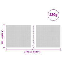 Produktbild för Siloskydd Grön 24 x 5 m HDPE