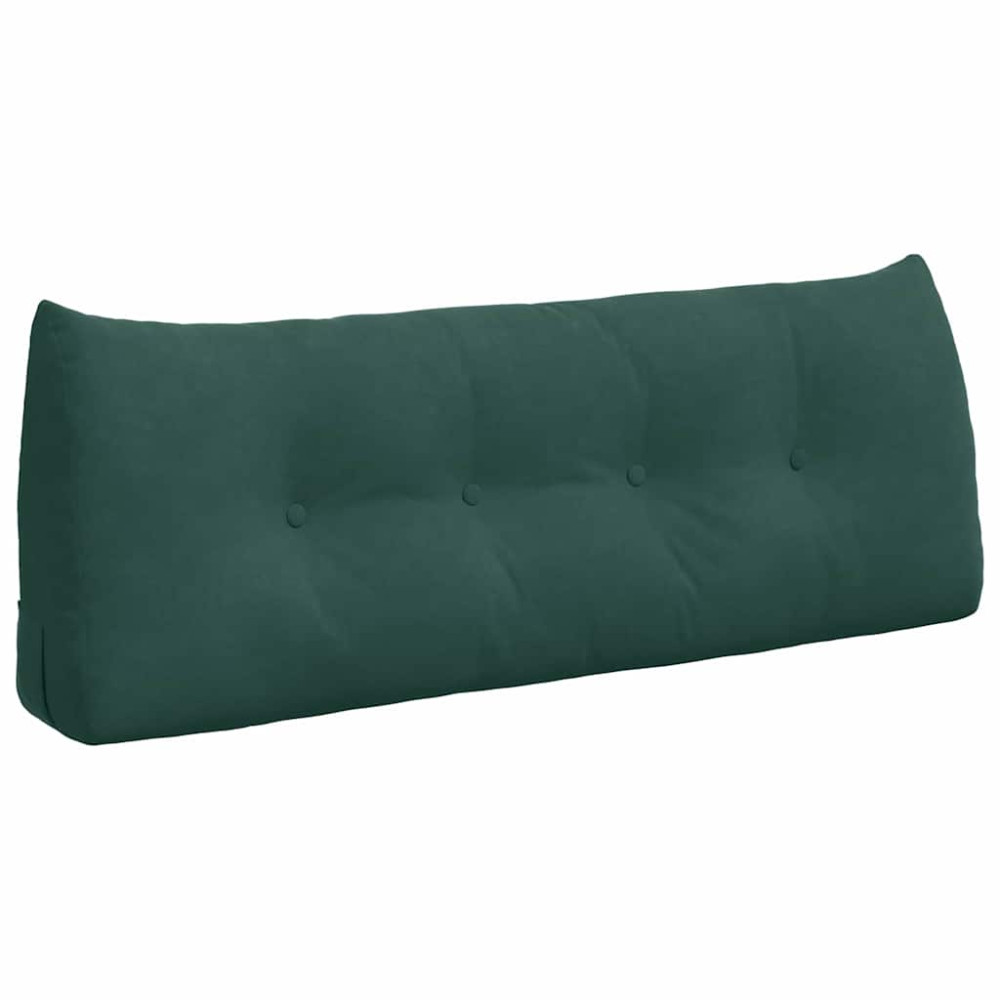Produktbild för Ryggkudde Mörkgrön 120 x 24 x 50 cm Sammet