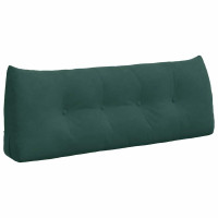 Produktbild för Ryggkudde Mörkgrön 120 x 24 x 50 cm Sammet