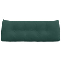 Produktbild för Ryggkudde Mörkgrön 120 x 24 x 50 cm Sammet