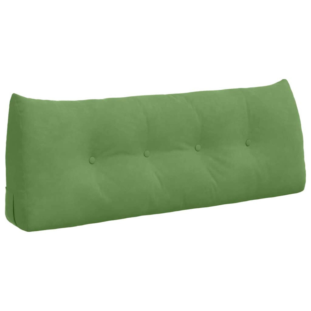 Produktbild för Ryggkudde Ljusgrön 120 x 24 x 50 cm Sammet