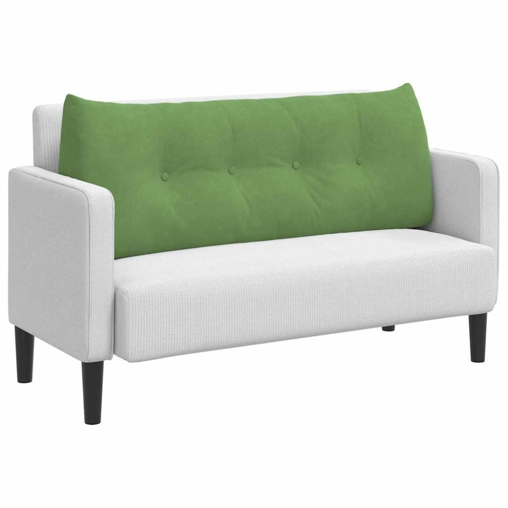 Produktbild för Ryggkudde Ljusgrön 120 x 24 x 50 cm Sammet