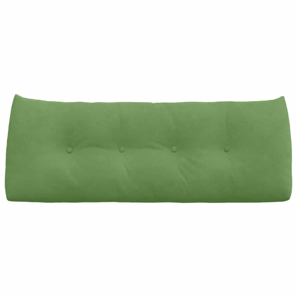 Produktbild för Ryggkudde Ljusgrön 120 x 24 x 50 cm Sammet
