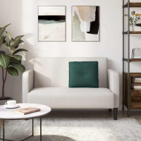 Produktbild för Ryggkudde Mörkgrön 50 x 19 x 45 cm tyg