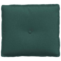 Produktbild för Ryggkudde Mörkgrön 50 x 19 x 45 cm tyg