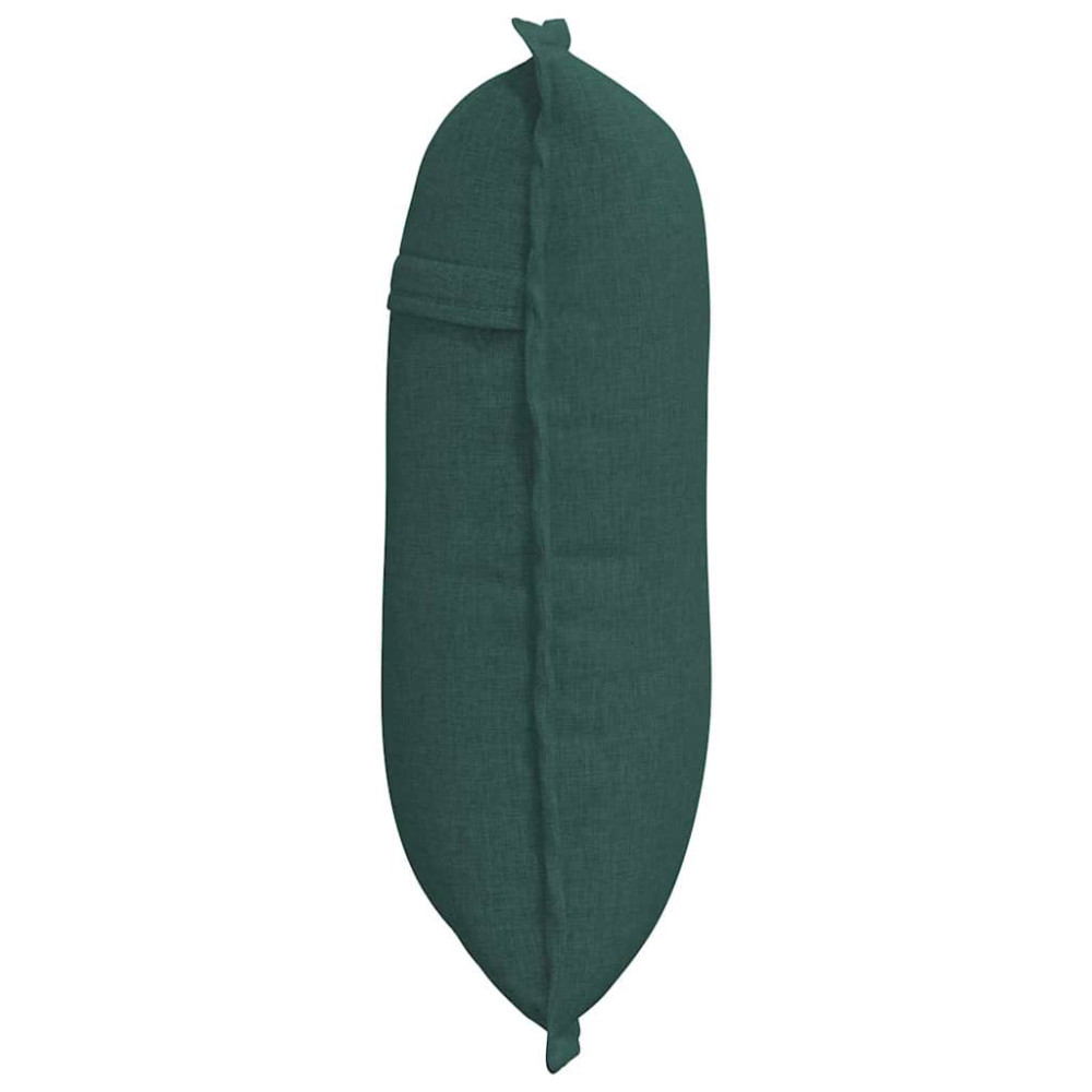 Produktbild för Ryggkudde Mörkgrön 50 x 19 x 45 cm tyg
