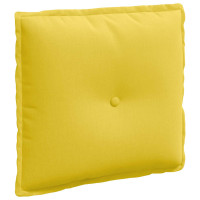 Produktbild för Ryggkudde Ljusgul 50 x 19 x 45 cm tyg