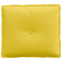 Produktbild för Ryggkudde Ljusgul 50 x 19 x 45 cm tyg