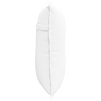 Produktbild för Ryggkudde Vit 50 x 19 x 45 cm tyg