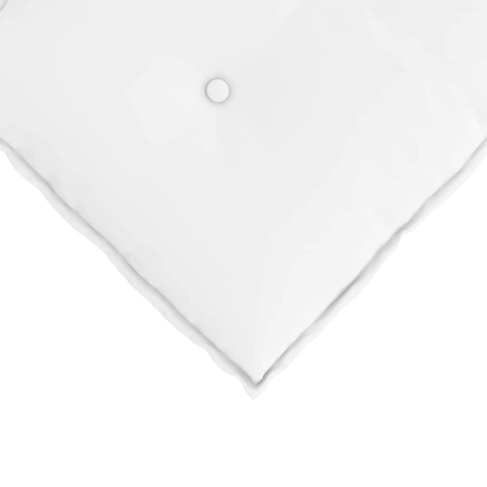 Produktbild för Ryggkudde Vit 50 x 19 x 45 cm tyg