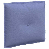Produktbild för Ryggkudde Jeansblå 50 x 19 x 45 cm tyg
