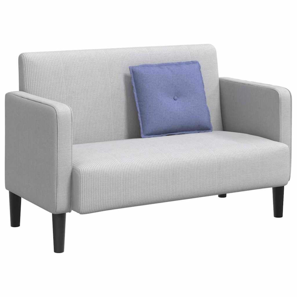 Produktbild för Ryggkudde Jeansblå 50 x 19 x 45 cm tyg