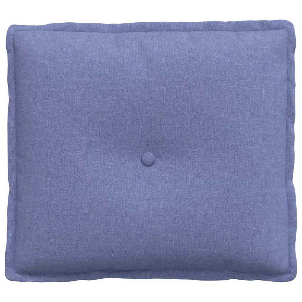Produktbild för Ryggkudde Jeansblå 50 x 19 x 45 cm tyg
