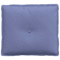 Produktbild för Ryggkudde Jeansblå 50 x 19 x 45 cm tyg