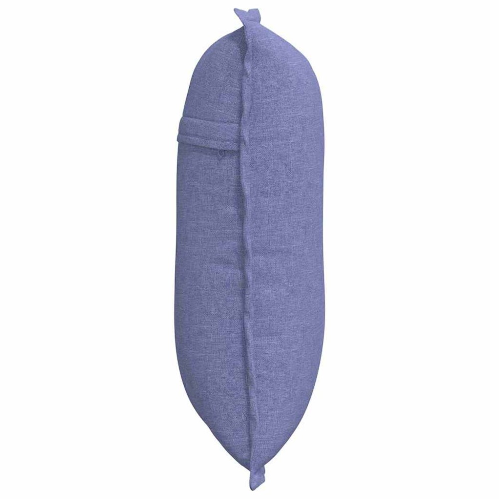 Produktbild för Ryggkudde Jeansblå 50 x 19 x 45 cm tyg