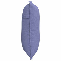 Produktbild för Ryggkudde Jeansblå 50 x 19 x 45 cm tyg