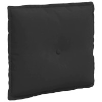 Produktbild för Ryggkudde Svart 50 x 45 cm Mikrofiber Tyg