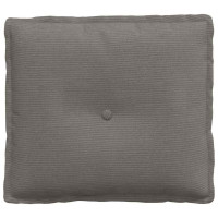 Produktbild för Ryggkudde Ljusgrå 50 x 45 cm Kordread tyg