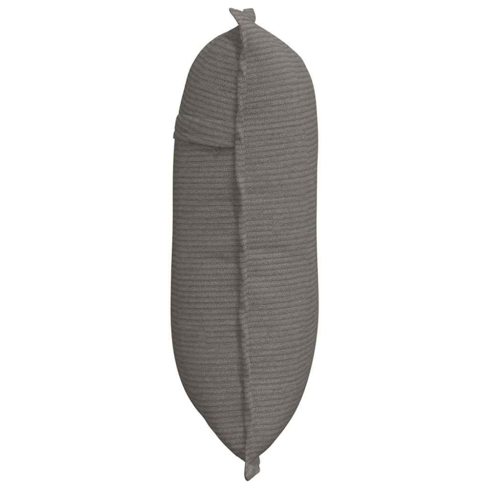 Produktbild för Ryggkudde Ljusgrå 50 x 45 cm Kordread tyg
