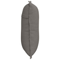 Produktbild för Ryggkudde Ljusgrå 50 x 45 cm Kordread tyg