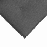 Produktbild för Ryggkudde Mörkgrå 50 x 45 cm Kordread tyg