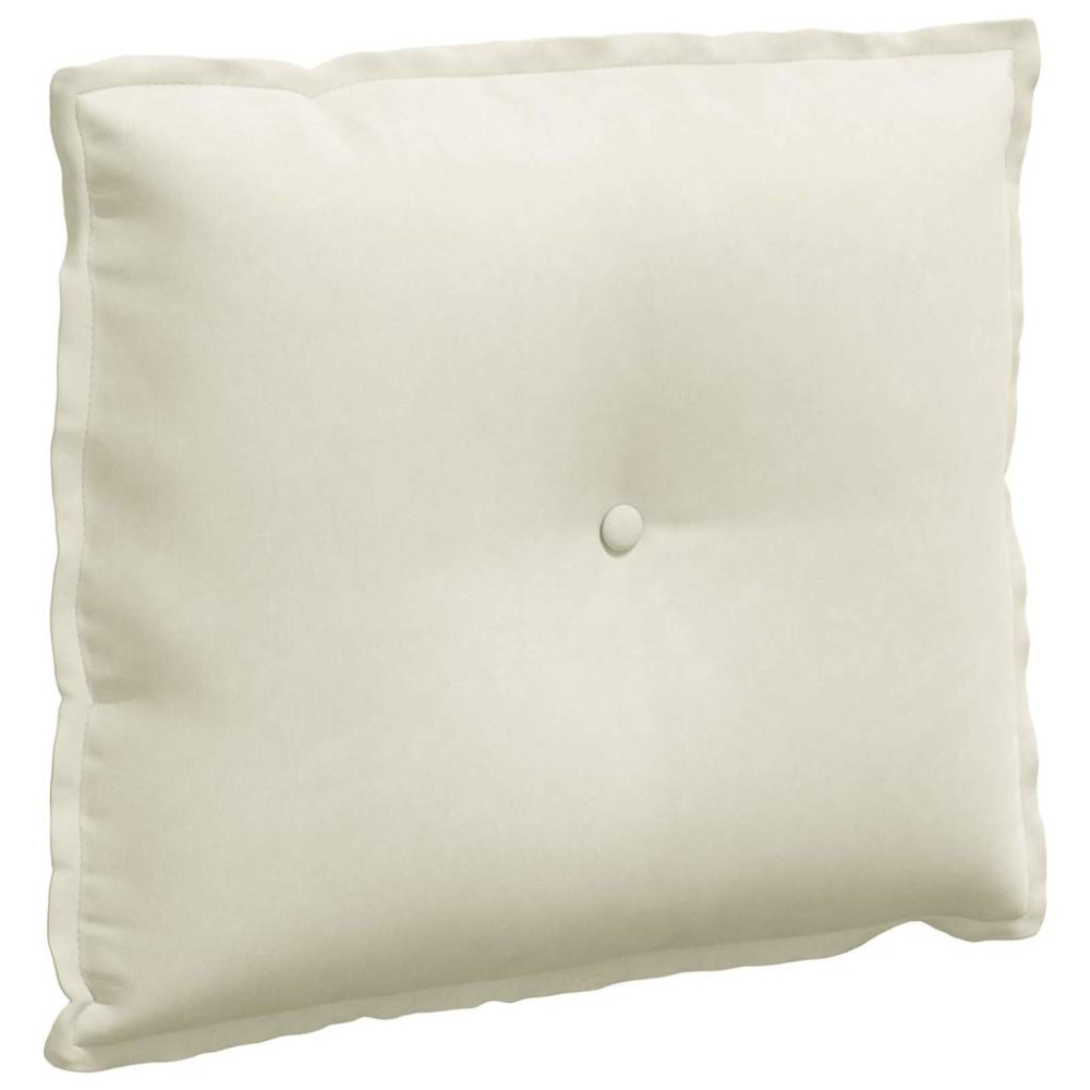 Produktbild för Ryggkudde Kräm 60 x 50 cm Kordread tyg