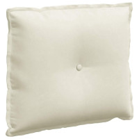 Produktbild för Ryggkudde Kräm 60 x 50 cm Kordread tyg