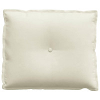 Produktbild för Ryggkudde Kräm 60 x 50 cm Kordread tyg